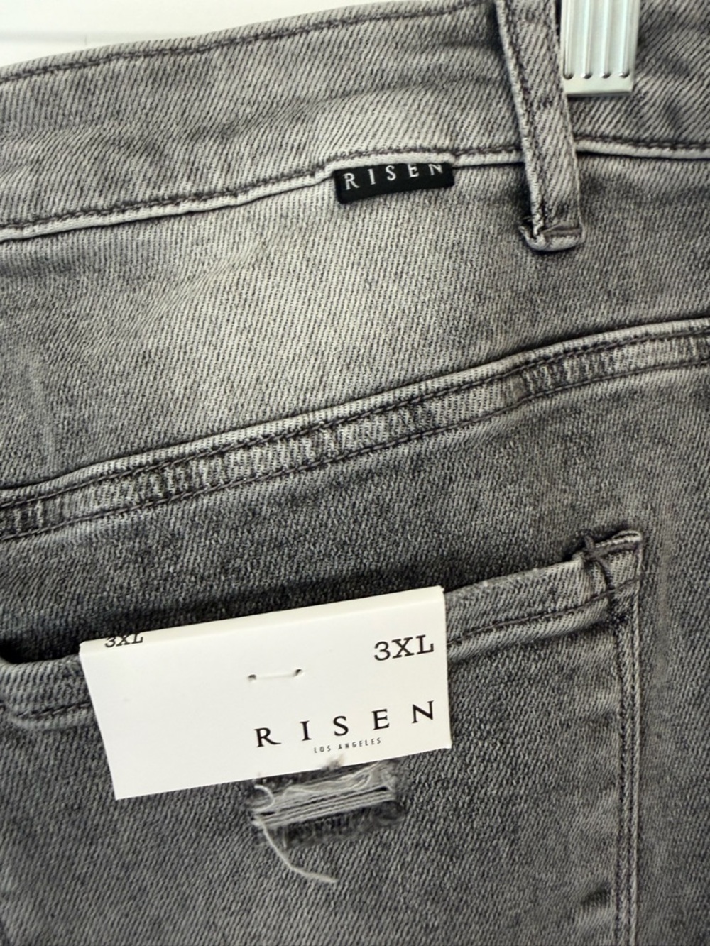 Risen High-Rise Faded Black Jeans - Picture 14 of 14